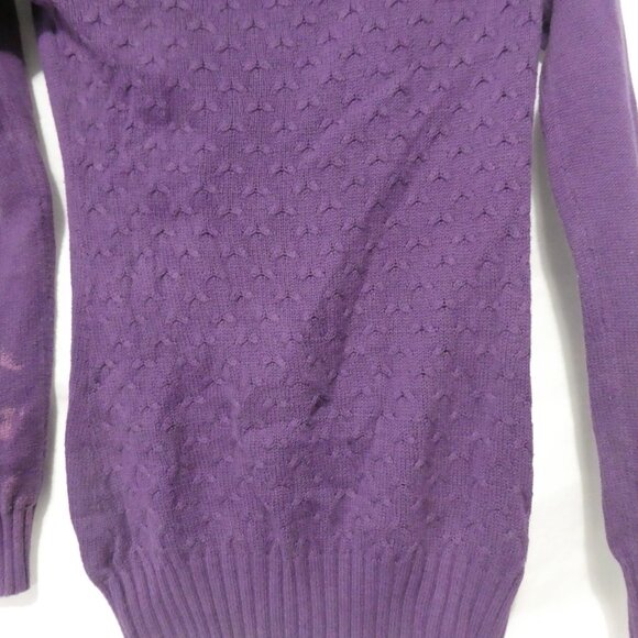 GUESS | medium | Purple Cowl Neck Sweater - Picture 6 of 16